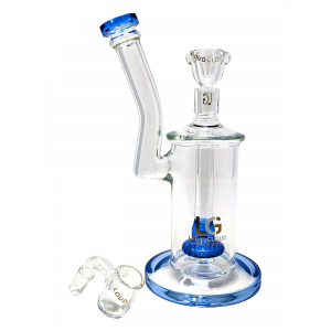8.5" Loud Cloud Glass Shower Head Bubbler Water Pipe W/ Banger - [EI-111]